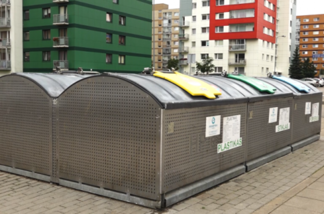 Planuojamos požeminių ir pusiau požeminių konteinerių aikštelės