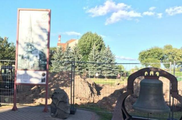 Istorinėje šv. Jono bažnyčios vietoje jau dirba archeologai