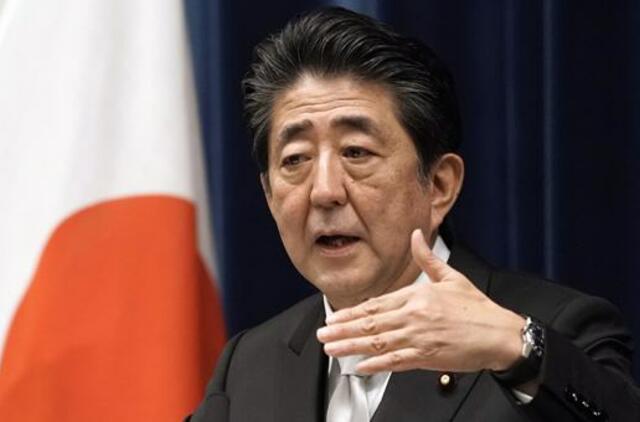 Japonijos premjeras Sh. Abė ketina atsistatydinti dėl sveikatos problemų