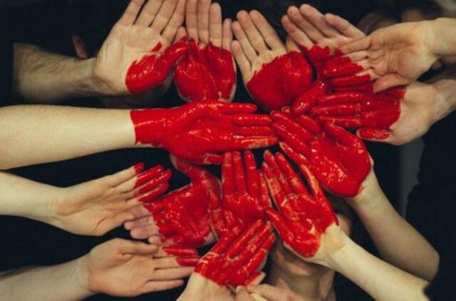 Jaunimas jungiasi prie Baltarusijos palaikymo akcijos Klaipėdoje