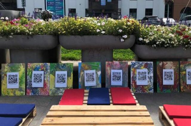 Karlskronos aikštėje veikia Interaktyvi vasaros skaitykla