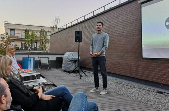 Klaipėdiečiai vakarą praleido su lietuvišku kinu