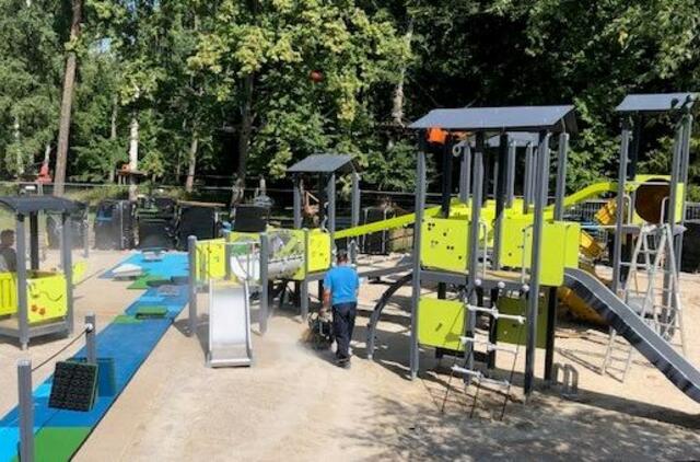 Klaipėdoje – dar daugiau naujų vaikų žaidimo ir sporto aikštelių