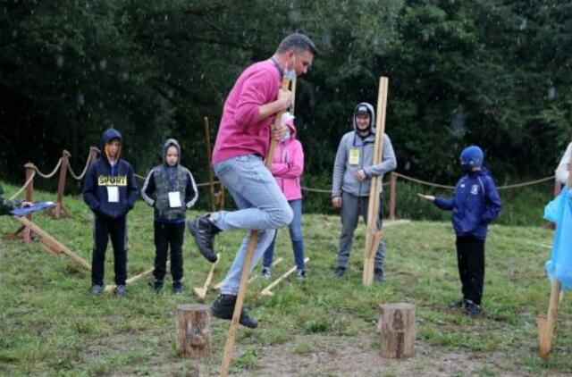 Lietus nesutrukdė siekti rekordo