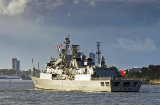 NATO nuolatinės parengties kovinių laivų 1-osios grupės fregatos jau Klaipėdoje