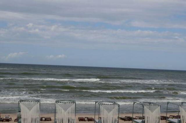 Neringoje neliko vyrų pliažo