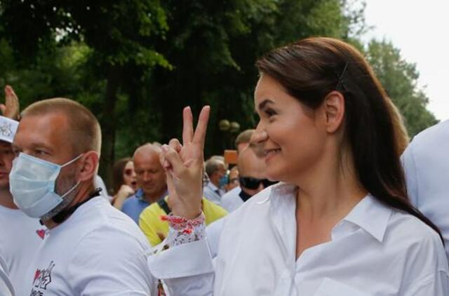 S. Cichanouskaja: sprendimą palikti Baltarusiją priėmiau savarankiškai