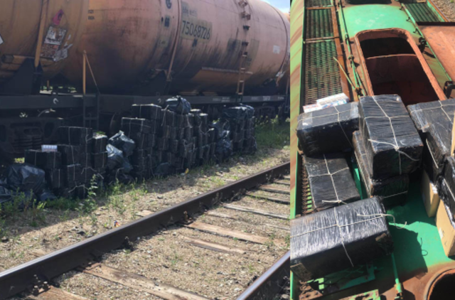 Trąšas į Klaipėdą nugabenusiame traukinyje – kontrabandinės cigaretės