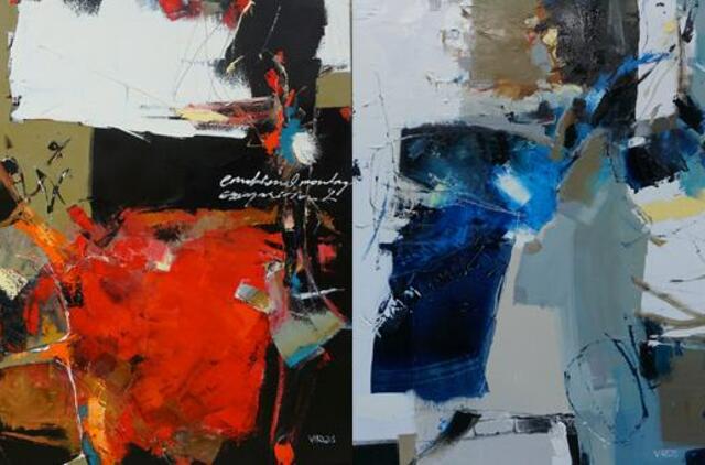 Virginijaus Tamošiūno tapybos parodos atidarymas