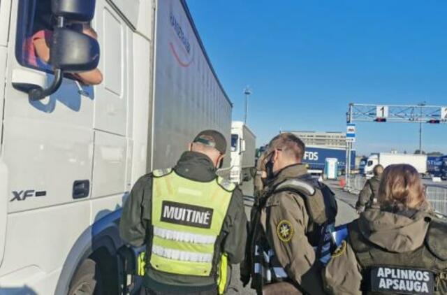 CKT vyko atliekų tarpvalstybinių vežimų patikrinimas