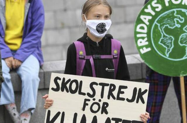 G. Thunberg kritiškai sureagavo į U. von der Leyen iškeltus klimato kaitos tikslus