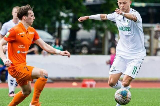 Gargžduose laimėję „Kauno Žalgirio“ futbolininkai toliau taikosi į antrąją vietą