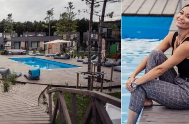 Karina Krysko pajūryje nusipirko namus su šildomu baseinu bei kulinarinėmis zonomis