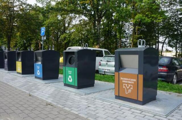 Kretingiškių atliekoms – modernūs požeminiai konteineriai