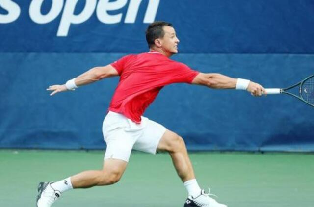 Rekordinis R. Berankio skrydis nutrūko nepasiekus „US Open“ aštuntfinalio