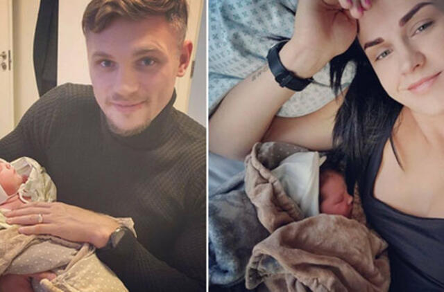 Sergejus Maslobojevas su žmona susilaukė trečios atžalos