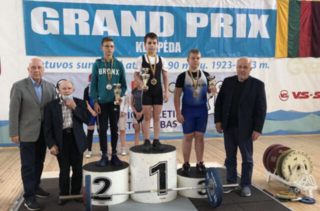 Tarptautiniame turnyre - "Viesulo" sunkiaatlečių triumfas