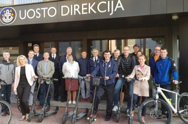 Uosto direkcijoje – diena be automobilio