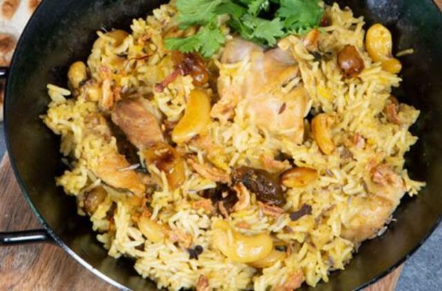 Vištienos biryani - kvapnus, indiškas plovas