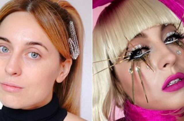 Žinoma vizažo meistrė O. Žuravliova transformavosi į Lady Gaga