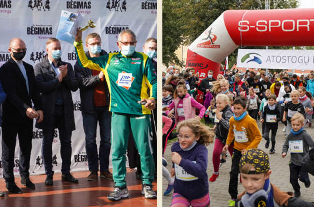Labdaringame bėgime Kretingoje bėgo ir ministras