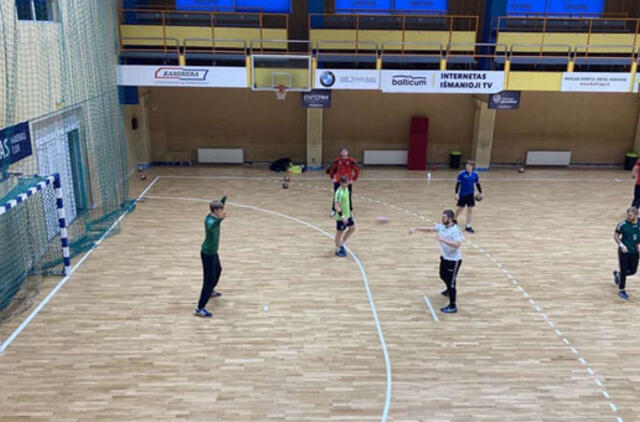 „Dragūnas“ jau išbandė naująjį parketą