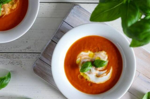 Nepaprasto skonio pomidorų sriuba