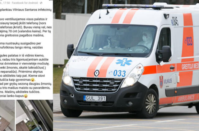 Paviešino slapta ligoninėje darytus kadrus