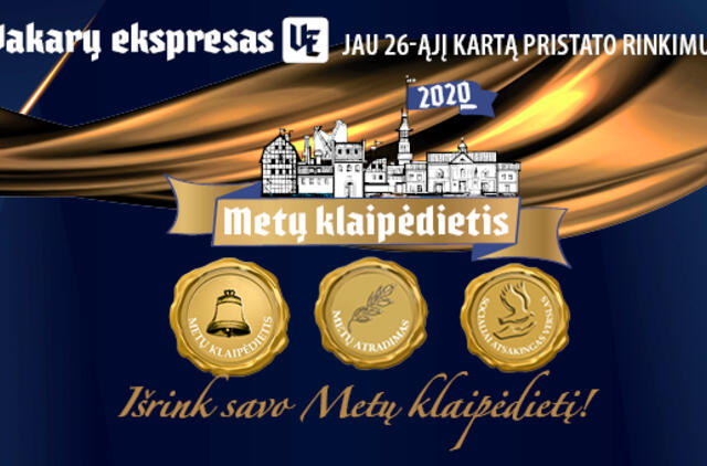 Prasidėjo balsavimas "Metų klaipėdiečio" rinkimuose