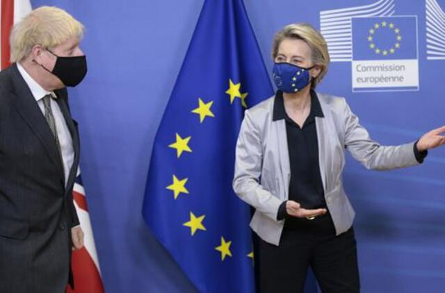 B. Johnsonas ir U. von der Leyen telefonu spręs „Brexito“ likimą