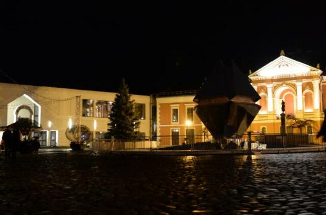 Klaipėdoje išjungtos kalėdinės puošmenos