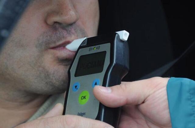 Liepų gatvėje sustabdytas girtas vilkiko vairuotojas