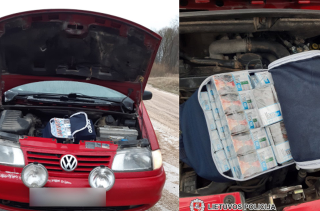 Policijos pareigūnai sustabdė patikrinimui automobilį, kuris slėpė paslaptį