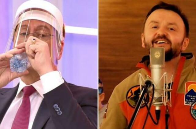 S. Stavickis-Stano sukūrė eiles apie V. Uspaskicho vandenį nuo COVID-19