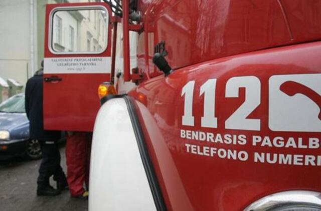 Kretingos rajone užgriuvo negyvenamas namas