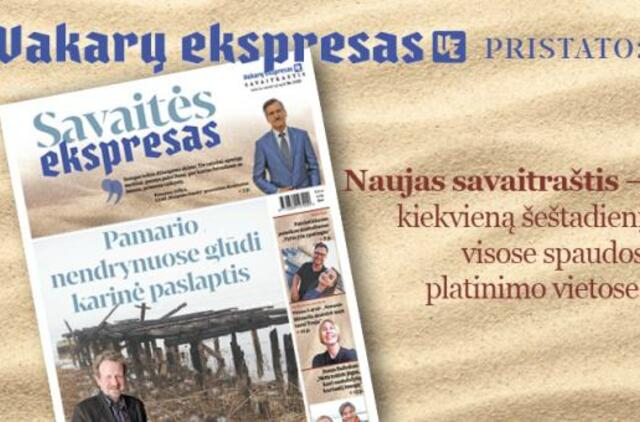 "Savaitės eksprese" - kokia karinė paslaptis glūdi pamario nendrynuose?