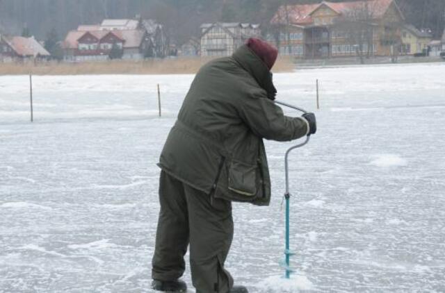 Išgelbėtas mariose skendęs žvejas