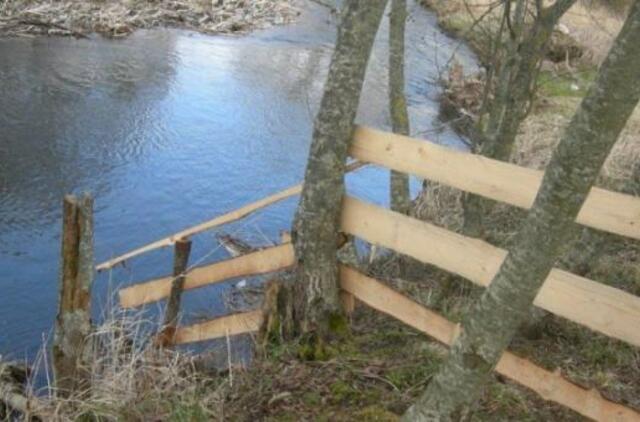 Už tvoras prie vandens telkinių siūlomos 10 kartų didesnės baudos