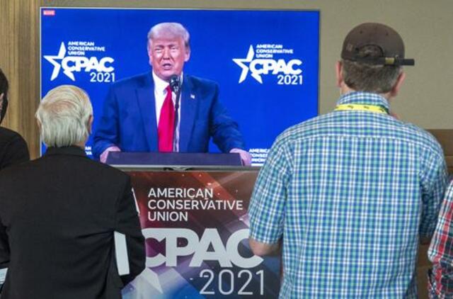 D. Trumpas savo šalininkams pažadėjo grąžinti respublikonus į Baltuosius rūmus