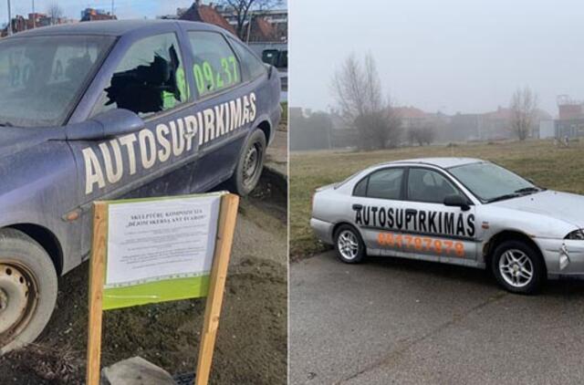 Reklaminius automobilius patraukti nelengva