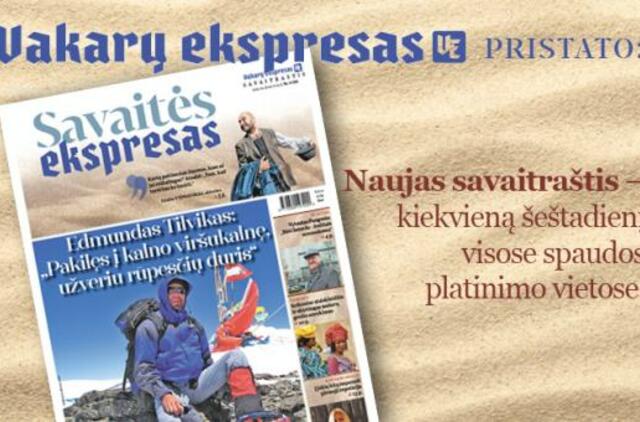 "Savaitės eksprese" - apie meilę tėvynei, moterims ir kalnams