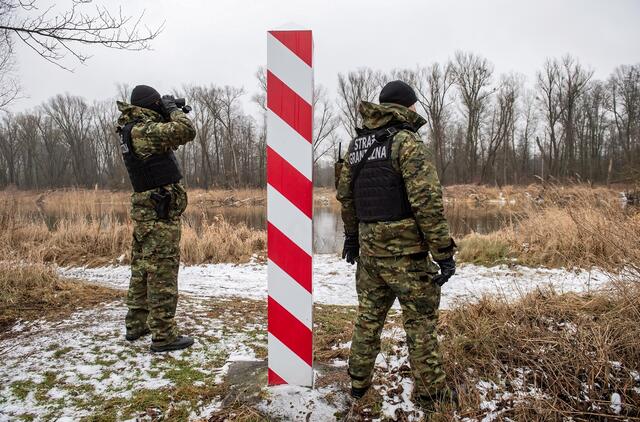 Humanitarinės pagalbos darbuotojai Lenkijoje