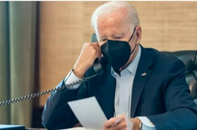 Prezidento Joe Bideno testas dėl Covid-19 vėl teigiamas