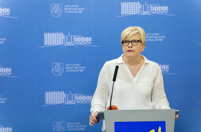 Ministrė pirmininkė Ingrida Šimonytė