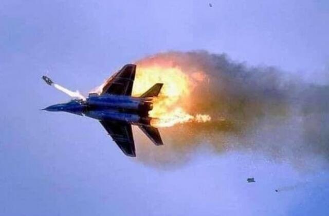 Ukrainos ginkluotosios pajėgos Zaporožės kryptimi numušė du Rusijos lėktuvus