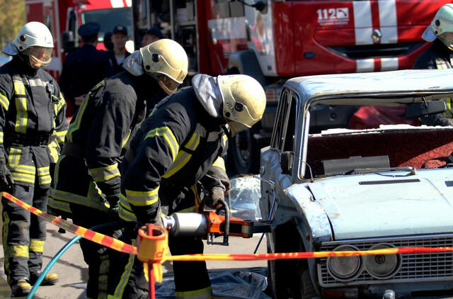 Ugniagesiai gelbėtojai mini Šv. Florijono dieną 