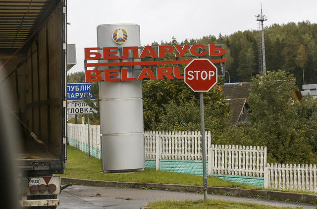 Prie Lietuvos-Baltarusijos valstybinės sienos. 