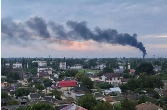 Laikinai Rusijos okupuotame Kryme nugriaudėjo sprogimai