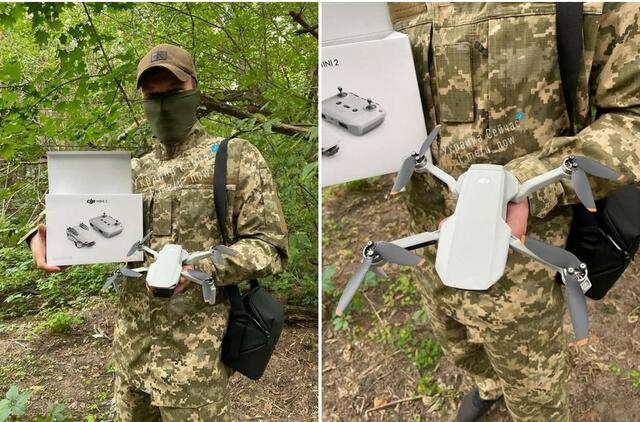 Rusai "per klaidą" rinko pinigus Ukrainos ginkluotųjų pajėgų kvadrokopteriui