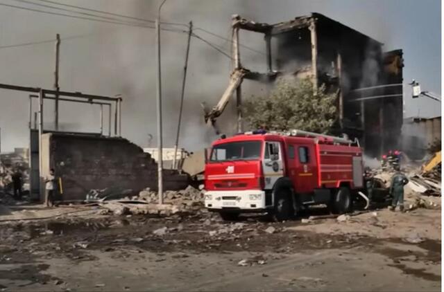 Galingas sprogimas Jerevano Surmalu turguje